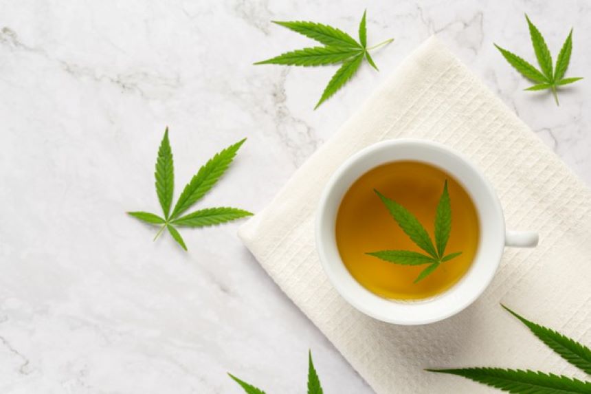 cup hemp tea